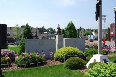 St. Marys Veterans Memorial. Click for full size. St. Marys Veterans Memorial image. Click for full size.