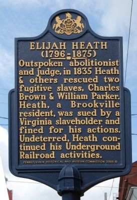 Elijah Heath Marker. Click for full size. Elijah Heath Marker image. Click for full size.