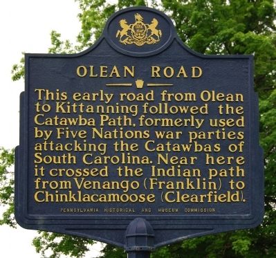 Olean Road Marker image. Click for full size.