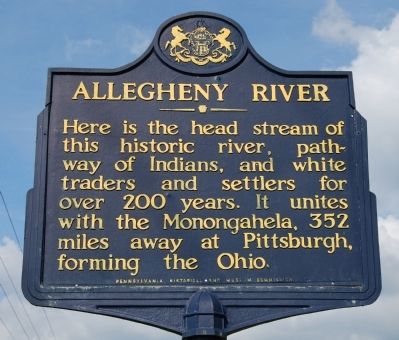 Allegheny River Marker image. Click for full size.