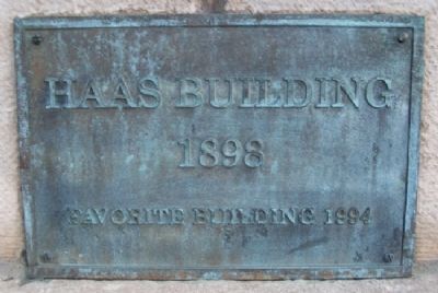 Favorite Building Marker on Haas Warehouse image. Click for full size.