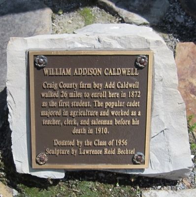 William Addison Caldwell Marker. Click for full size. William Addison Caldwell Marker image. Click for full size.