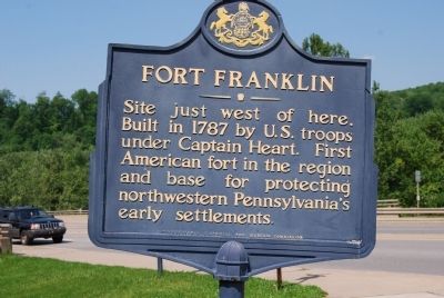 Fort Franklin Marker image. Click for full size.