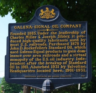 Galena-Signal Oil Company Marker. Click for full size. Galena-Signal Oil Company Marker image. Click for full size.