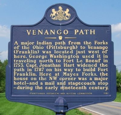 Venango Path Marker image. Click for full size.