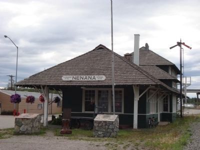 Nenana Railroad Station image. Click for full size.