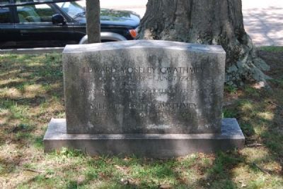 Edward Moseley & Mildred Bates Gwathmey Tombstone image. Click for full size.