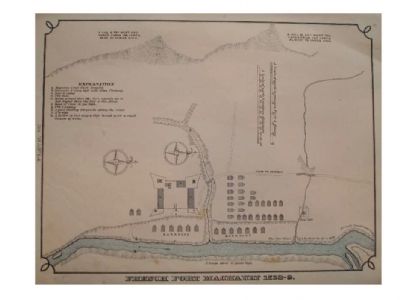 Fort Machault Map image. Click for full size.