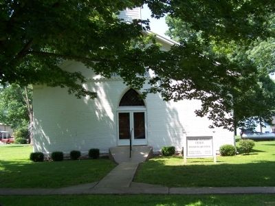Church next to the Westport Marker. Click for full size. Church next to the Westport Marker image. Click for full size.