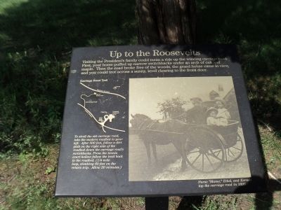 Up to the Roosevelts Marker image. Click for full size.