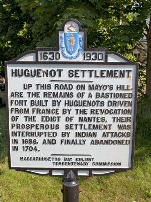 Huguenot Settlement Marker image. Click for full size.