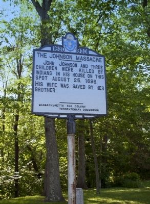 The Johnson Massacre Marker image. Click for full size.