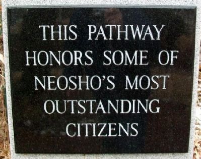 Neosho's Most Outstanding Citizens. Click for full size. Neosho's Most Outstanding Citizens image. Click for full size.