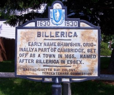 Billerica Marker image. Click for full size.