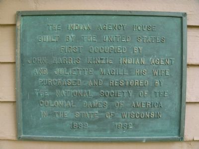 The Indian Agency House Marker. Click for full size. The Indian Agency House Marker image. Click for full size.