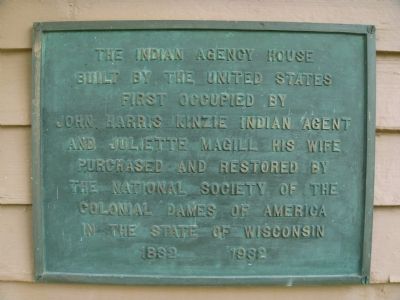 The Indian Agency House Marker image. Click for full size.