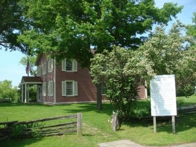 Historic Indian Agency House Marker image. Click for full size.