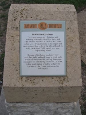New Uses for Old Mills Marker image. Click for full size.