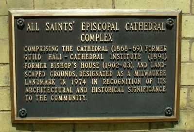 All Saints Episcopal Cathedral Complex Marker. Click for full size. All Saints Episcopal Cathedral Complex Marker image. Click for full size.