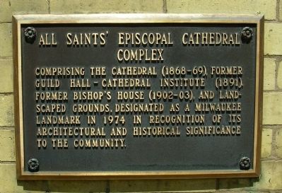 All Saints Episcopal Cathedral Complex Marker image. Click for full size.