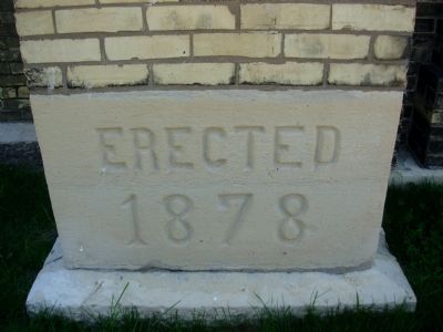 Trinity Evangelical Lutheran Church Corner Stone. Click for full size. Trinity Evangelical Lutheran Church Corner Stone image. Click for full size.