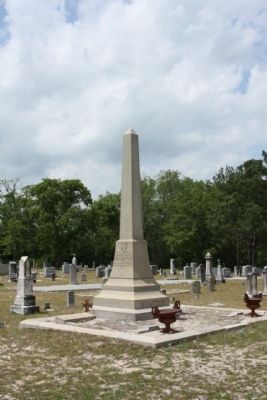 Sandy Level Baptist Church Cemetery, with C.B. Wooten Gravesite, Masonic Marker image. Click for full size.