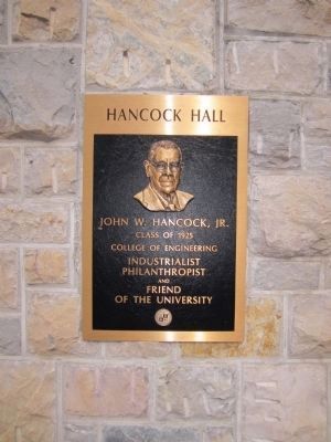 Hancock Hall. Click for full size. Hancock Hall image. Click for full size.