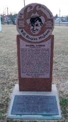 Galena, Kansas Marker. Click for full size. Galena, Kansas Marker image. Click for full size.