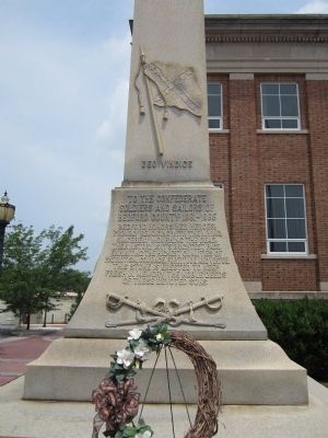 Bedford County Confederate Monument image. Click for full size.