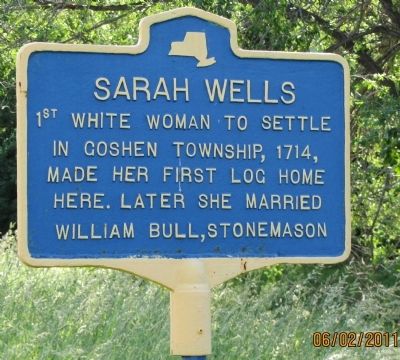 Sarah Wells Marker image. Click for full size.