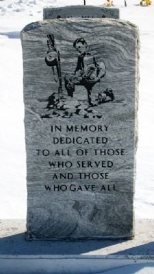 Crocker Cemetery Veterans Memorial image. Click for full size.