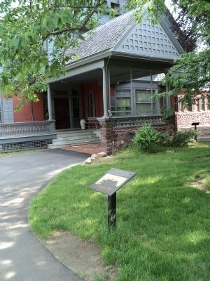 Marker at the Roosevelt House. Click for full size. Marker at the Roosevelt House image. Click for full size.