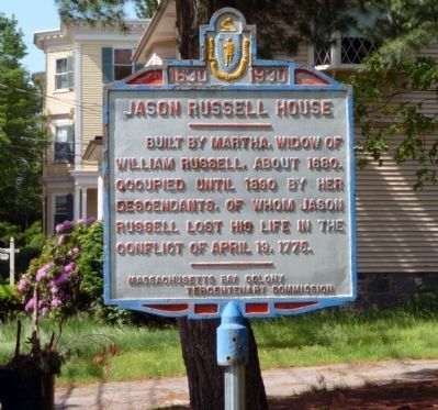 Jason Russell House Marker image. Click for full size.