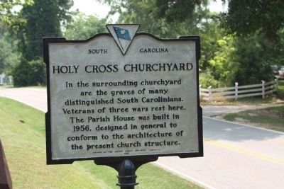 Holy Cross Churchyard Marker. Click for full size. Holy Cross Churchyard Marker image. Click for full size.