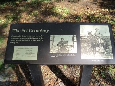 The Pet Cemetery Marker. Click for full size. The Pet Cemetery Marker image. Click for full size.