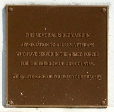Sarcoxie Veterans Memorial Marker image. Click for full size.
