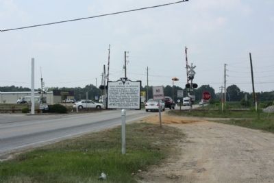 Cane Savannah Plantation Marker, seen near St. Paul's Church Road and Wedgefield Road intersection image. Click for full size.