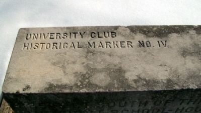 First School-House in Greene County Marker. Click for full size. First School-House in Greene County Marker image. Click for full size.