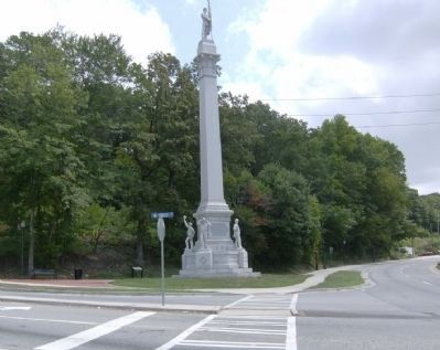 Rossville Gap Marker and Iowa Monument. image. Click for full size.