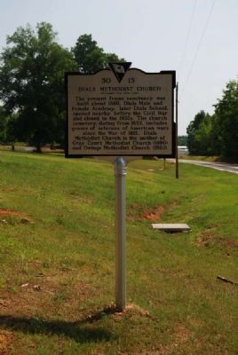 Dials Methodist Church Marker -<br>Reverse. Click for full size. Dials Methodist Church Marker -<br>Reverse image. Click for full size.