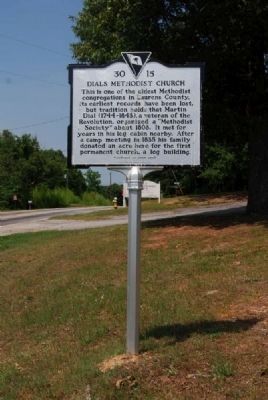 Dials Methodist Church Marker -<br>Front. Click for full size. Dials Methodist Church Marker -<br>Front image. Click for full size.
