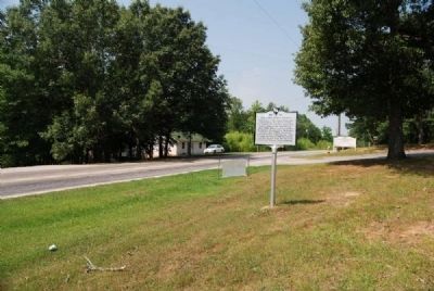 Dials Methodist Church Marker -<br>Front Looking West Along SC 101. Click for full size. Dials Methodist Church Marker -<br>Front Looking West Along SC 101 image. Click for full size.