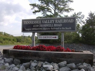 Tennessee Valley Railroad And Museum Sign image. Click for full size.