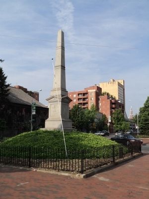 Flushing Civil War Monument Marker. Click for full size. Flushing Civil War Monument Marker image. Click for full size.