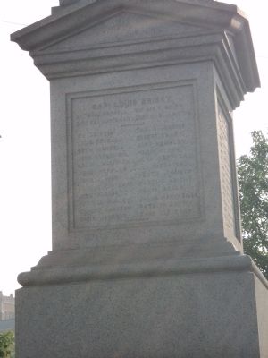 Flushing Civil War Monument (Side 3). Click for full size. Flushing Civil War Monument (Side 3) image. Click for full size.