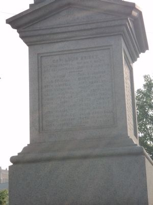 Flushing Civil War Monument (Side 3) image. Click for full size.