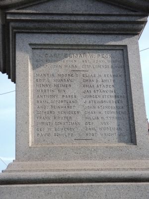 Flushing Civil War Monument (Side 4). Click for full size. Flushing Civil War Monument (Side 4) image. Click for full size.