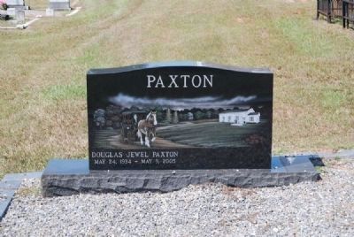 Douglas Jewel Paxton Tombstone<br>May 24, 1934 - May 9, 2005. Click for full size. Douglas Jewel Paxton Tombstone<br>May 24, 1934 - May 9, 2005 image. Click for full size.