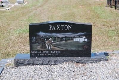 Douglas Jewel Paxton Tombstone<br>May 24, 1934 - May 9, 2005 image. Click for full size.