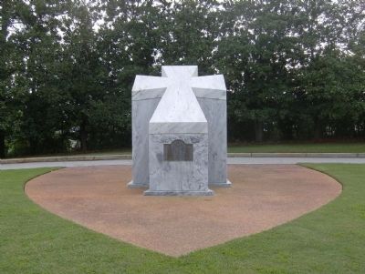 Constantine Memorial Marker as seen from Hwy. 41 image. Click for full size.